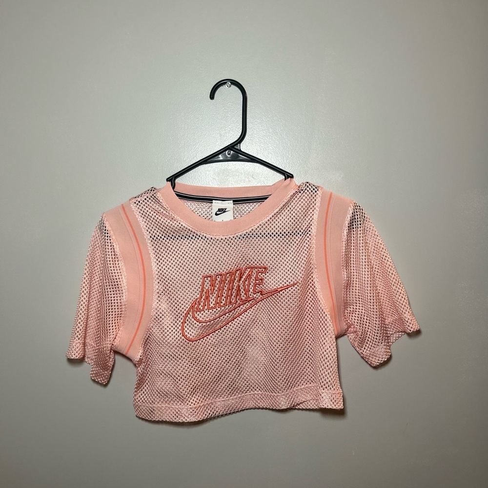 NIKE MESH CROP TOP/ SMALL